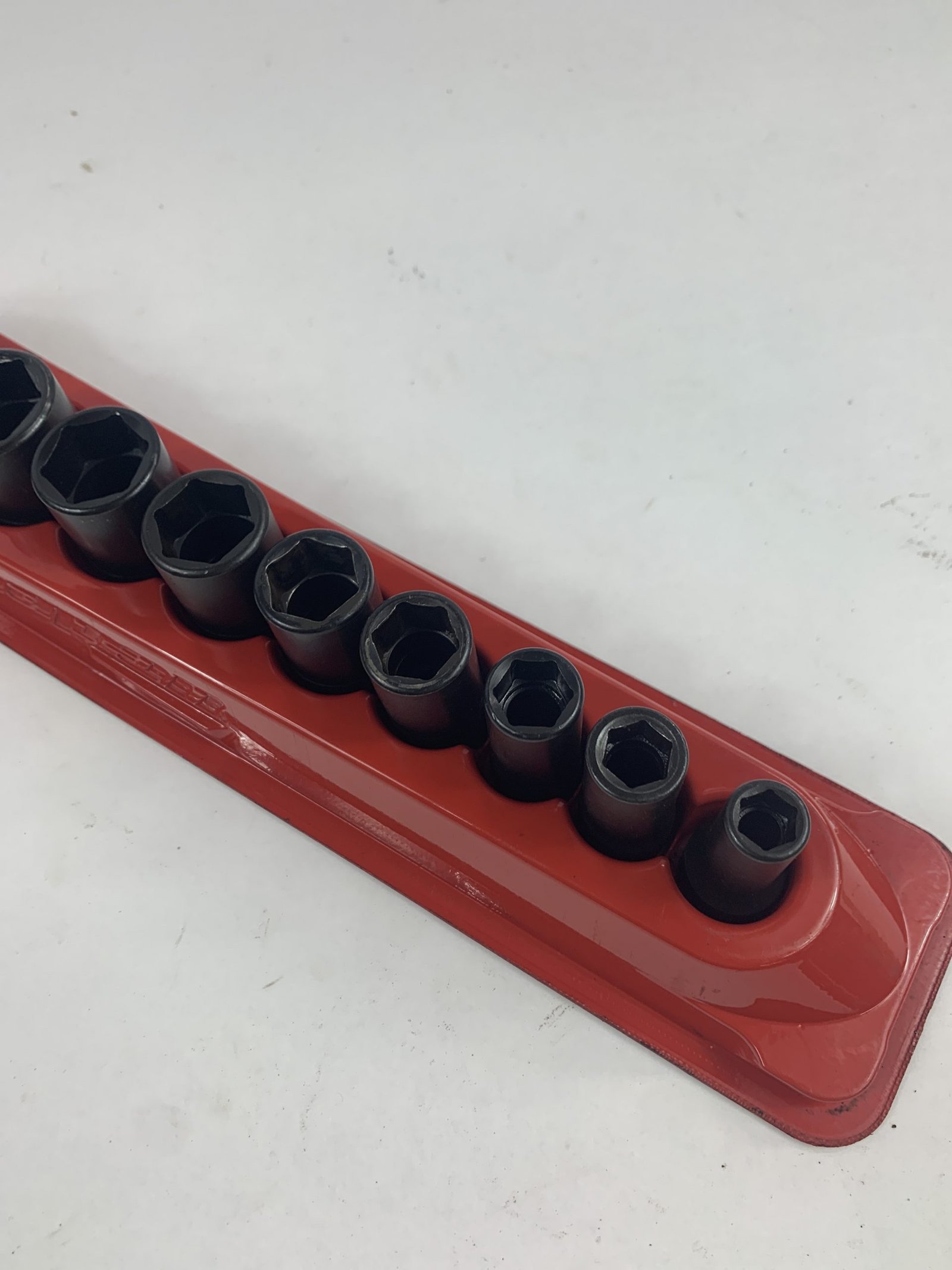 Snap-on 10pc 3/8" Drive SAE Semi-Deep Impact Socket Set - 210IMFSYA (5/16" To 7/8")