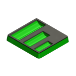 3 Piece Chrome Universal Tray