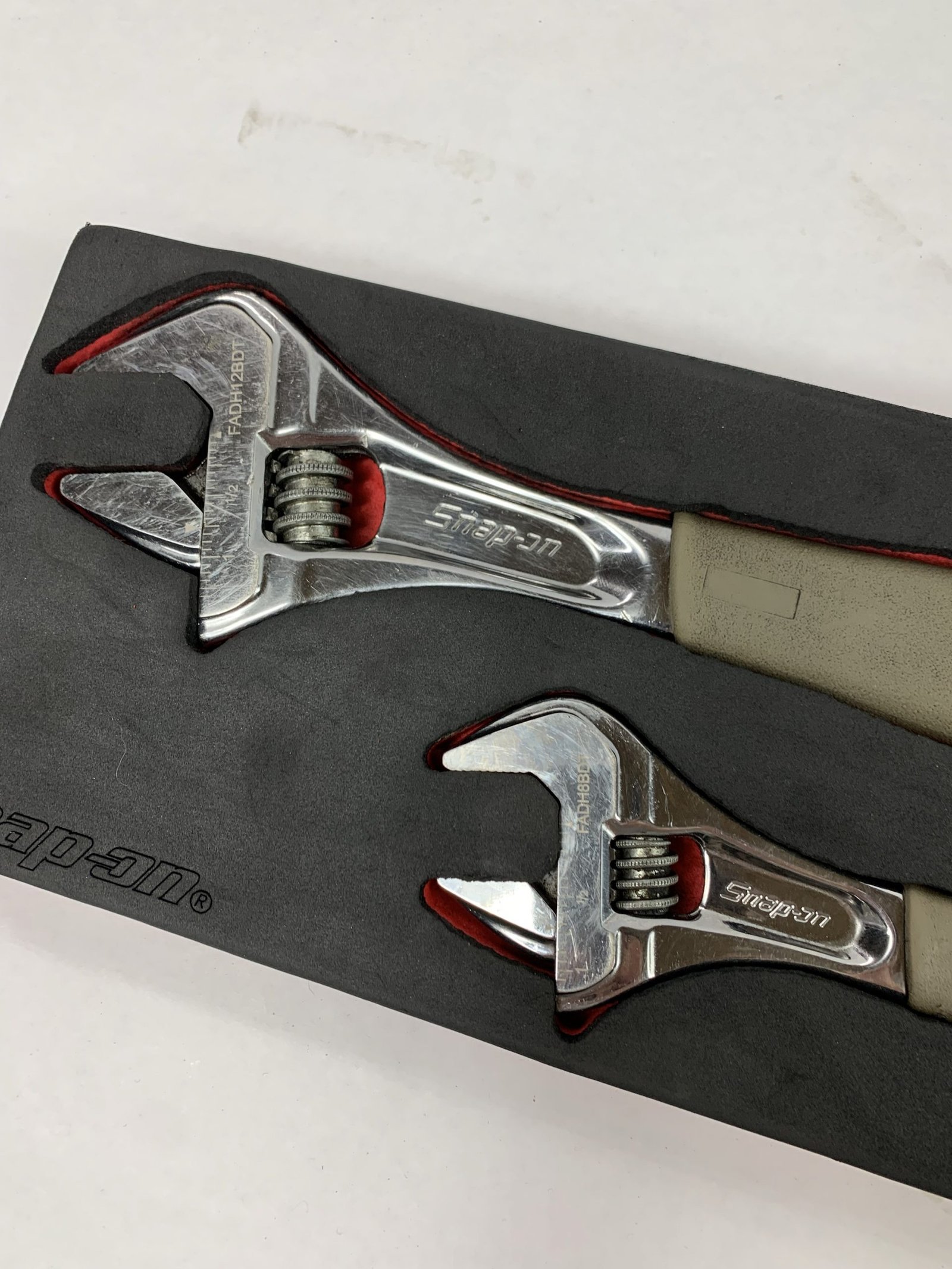 Snap-on FADH702ATK2F 6/10 2-Piece Flank Drive Plus Adjustable Wrench Set