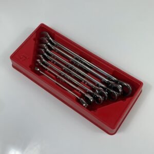 Snap On SOEXR707 7 pc 12-Point SAE Flank Drive Plus Reversible Ratcheting Combination