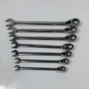 Snap On SOEXR707 7 pc 12-Point SAE Flank Drive Plus Reversible Ratcheting Combination