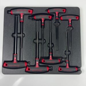 Snap On AWSG800A 8 pc SAE T-Shaped/ L-Shaped Combination Hex Wrench Set (3/32-1/4")