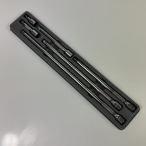 Snap On 106ATMXW 1/4" Drive Wobble Knurled Extension Set (1-1/4, 2, 4, 6, 8, 11")