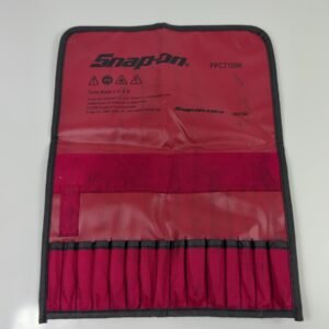 Snap On KB2182 16 pc Punch and Chisel Set (PPC715KB) Roll Up Pouch / Oragnizer