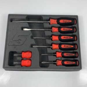 Snap On SGDX80B 8 pc Snap-on Screwdriver Set (Standard & Stubby)