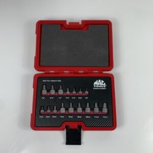MAC SSMXH16RBRT 16-PC. 1/4" and 3/8" Drive Stubby SAE/Metric R.B.R.T. Hex Driver Set