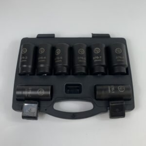 Cal-Van 976 8 PC 1/2″ DR. Axle Nut Socket Set, 12-PT