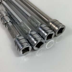 Snap On 204FXKL 4 pc 3/8" Drive Quick-Release Locking Knurled Extension Set
