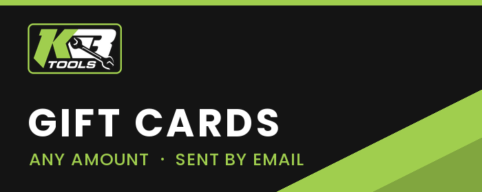 KB Tools Gift Cards - any amount, sent by email