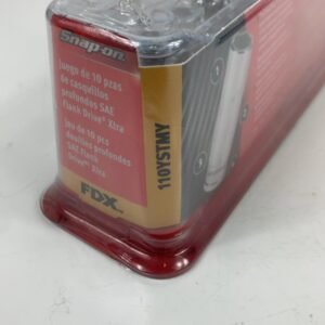 Snap On 110YSTMY 10 pc 1/4" Drive 6 Point SAE Flank Drive Xtra (FDX) Deep Socket Set
