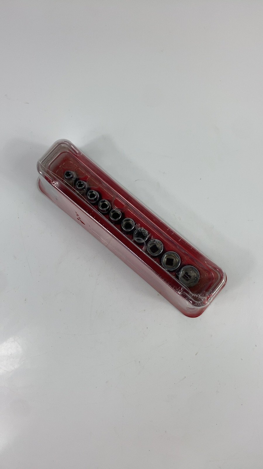 Snap On 110TMDY 10 pc 1/4" Drive 12 Point SAE Flank Drive Shallow Socket Set