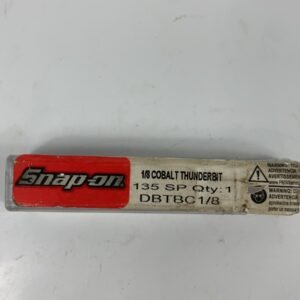 Snap On DBTBC1/8 1/8" Cobalt ThunderBit 135° Split Point Drill Bit