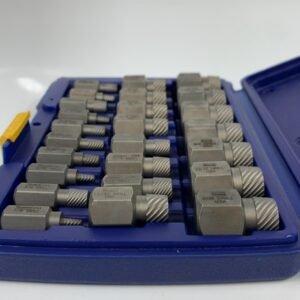 Irwin 53227 Screw Extractor Set, Hex Head, Multi-Spline, Carbon Steel, Plastic