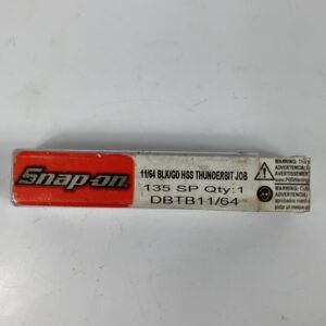 Snap On DBTB11/64 11/64" ThunderBit HSS Jobber 135° Split Point Drill Bit