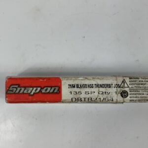 Snap On DBTB21/64 21/64" ThunderBit HSS Jobber 135° Split Point Drill Bit