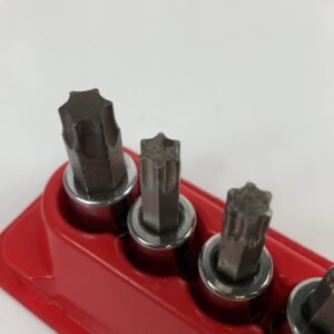 Snap On 212EFTXY 12 pc Combination Drive TORX Bit Standard Socket Set (T8 - T55, GM