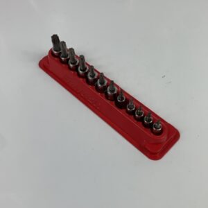Snap On 212EFTXY 12 pc Combination Drive TORX Bit Standard Socket Set (T8 - T55, GM