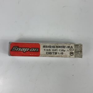 Snap On DBTB1/8 1/8" ThunderBit High-Speed Steel 135° Split Point Drill Bit